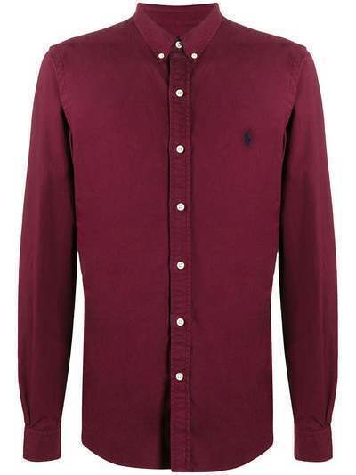 Polo Ralph Lauren рубашка оксфорд узкого кроя