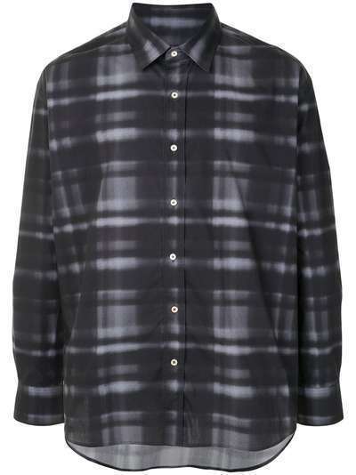 Qasimi checked button-up shirt