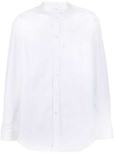 Jil Sander рубашка с нагрудным карманом