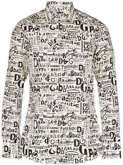 Dolce & Gabbana рубашка с логотипом
