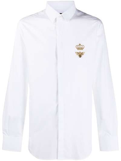 Dolce & Gabbana рубашка с вышивкой