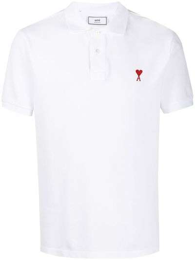 AMI Paris рубашка-поло с логотипом