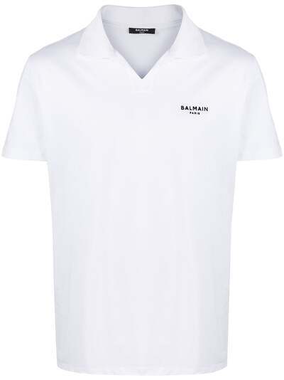 Balmain рубашка поло с логотипом