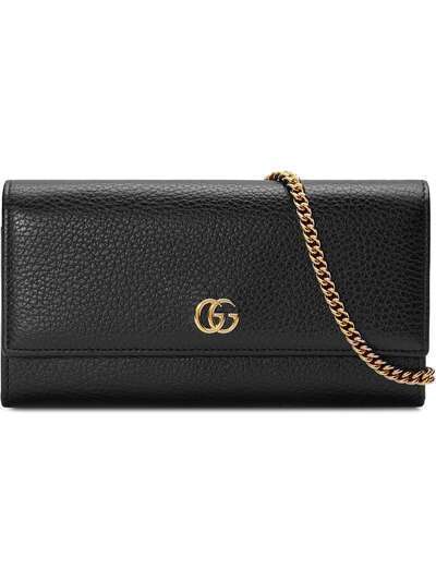 Gucci кошелек 'GG Marmont' на цепочной лямке