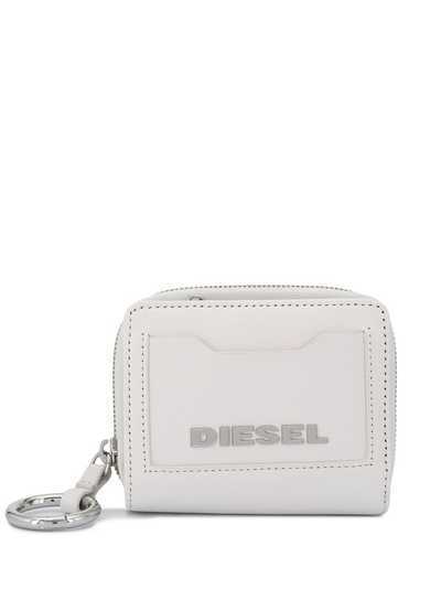 Diesel кошелек с металлическим логотипом