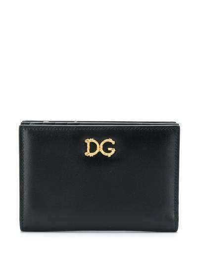Dolce & Gabbana кошелек на молнии с логотипом