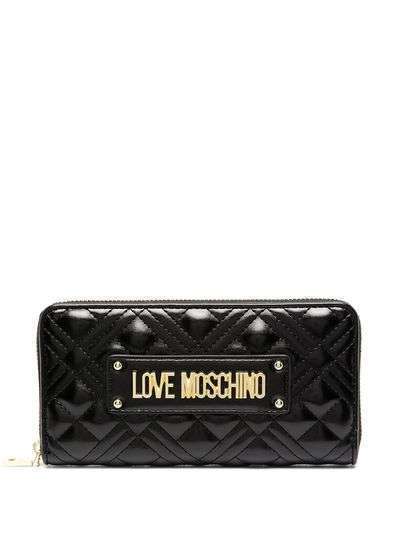 Love Moschino стеганый кошелек