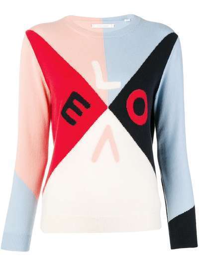 Chinti and Parker Love colour block sweater