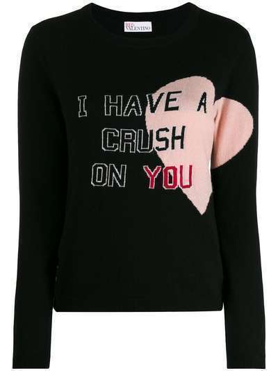 RedValentino свитер I have a crush on you
