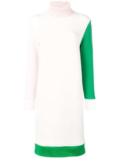 Thom Browne платье-водолазка дизайна колор-блок