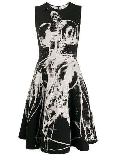 Alexander McQueen трикотажное платье Dancing Girls