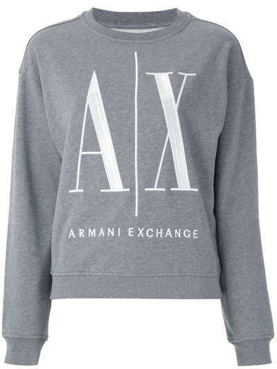 Armani Exchange MOLETOM ICON COM GOLA REDONDA