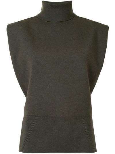 3.1 Phillip Lim SL MILITARY RIB MOCK NECK PULLOVER