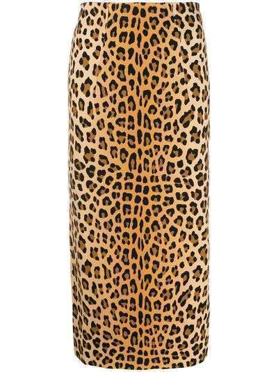 Blumarine юбка с леопардовым принтом
