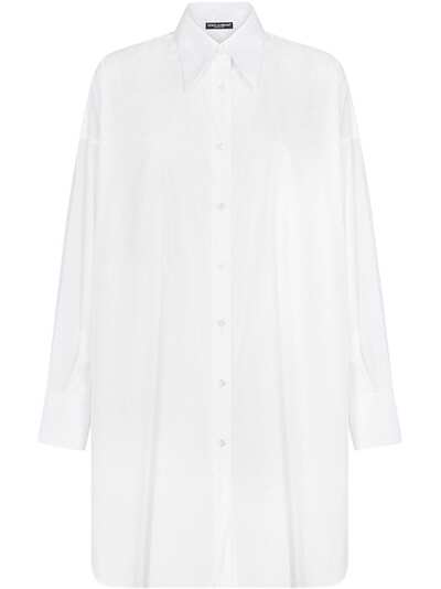 Dolce & Gabbana рубашка с асимметричным подолом