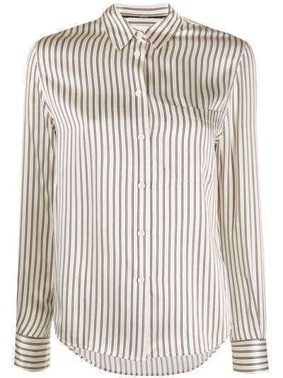 Calvin Klein рубашка узкого кроя в полоску