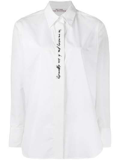 Stella McCartney рубашка с вышивкой