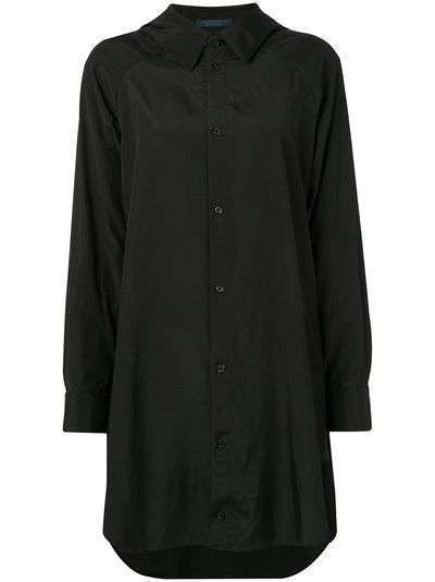Yohji Yamamoto рубашка оверсайз с длинными рукавами