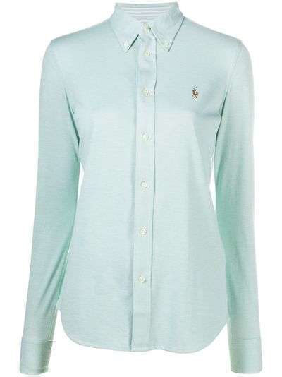 Polo Ralph Lauren рубашка оксфорд с вышитым логотипом