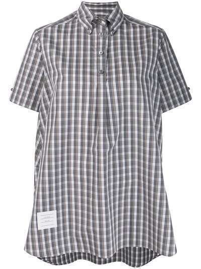 Thom Browne платье-рубашка в клетку