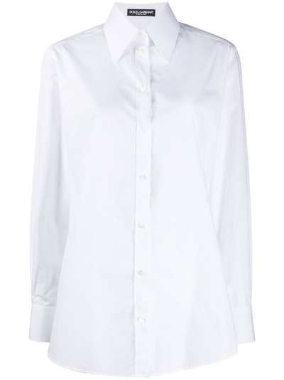 Dolce & Gabbana рубашка с заостренным воротником