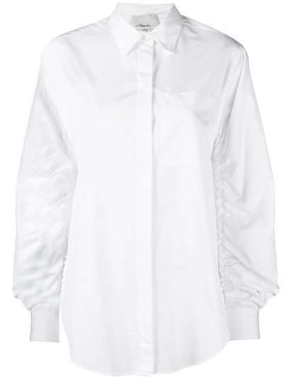 3.1 Phillip Lim ruched long-sleeve shirt
