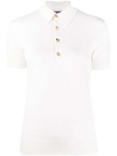 Ralph Lauren Collection кашемировая рубашка поло с короткими рукавами
