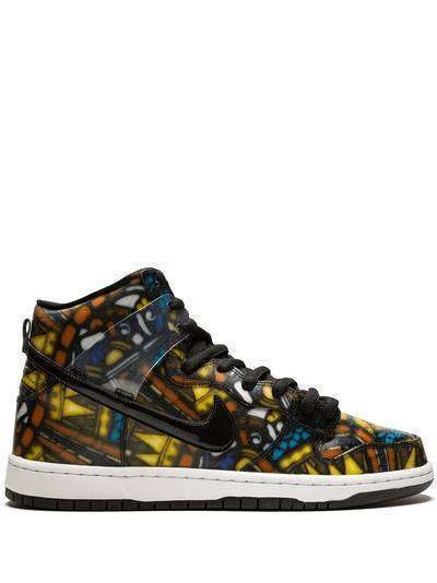 Nike кроссовки Dunk Hi Pro SB 'Concepts Stained Glass 'Special Box'из коллаборации с Concepts