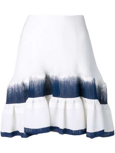 Chloé асимметричная ярусная юбка