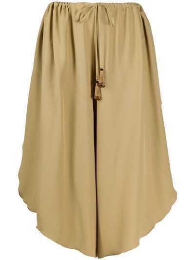 Etro юбка асимметричного кроя с кулиской