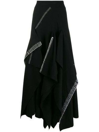 Yohji Yamamoto длинная юбка асимметричного кроя