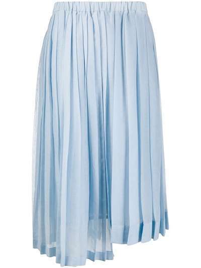Nº21 плиссированная юбка асимметричного кроя