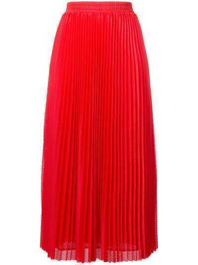 RedValentino длинная плиссированная юбка