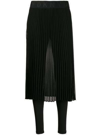 DKNY прозрачная юбка с плиссировкой