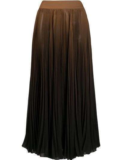 Dolce & Gabbana плиссированная юбка миди с эффектом омбре