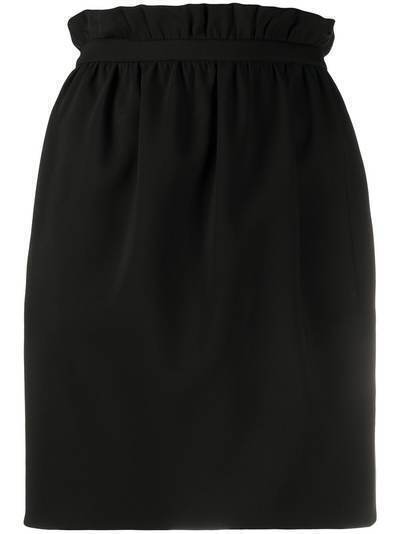 Versace юбка мини с присборенной талией
