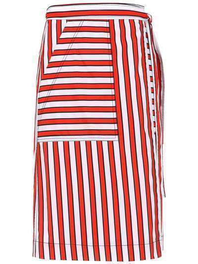 Reinaldo Lourenço striped skirt