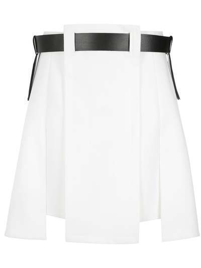 Gloria Coelho асимметричная юбка с ремнем