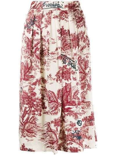 Zadig&Voltaire юбка с цветочным принтом