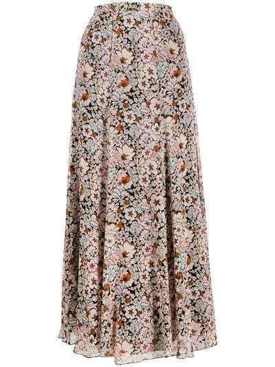 Giambattista Valli пышная юбка с цветочным принтом