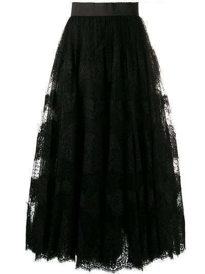 Dolce & Gabbana пышная кружевная юбка