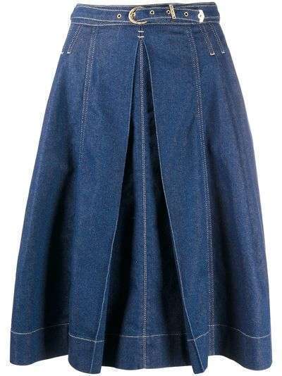 Versace Jeans Couture пышная джинсовая юбка