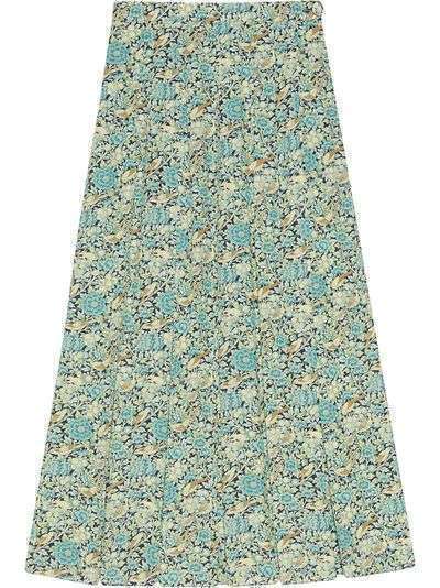 Gucci юбка с цветочным принтом из коллаборации с Liberty London