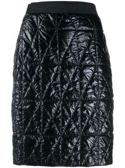 Karl Lagerfeld стеганая юбка