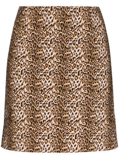 Marcia юбка мини Ohio с леопардовым принтом