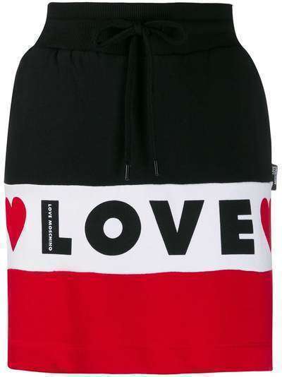 Love Moschino рубашка с логотипом