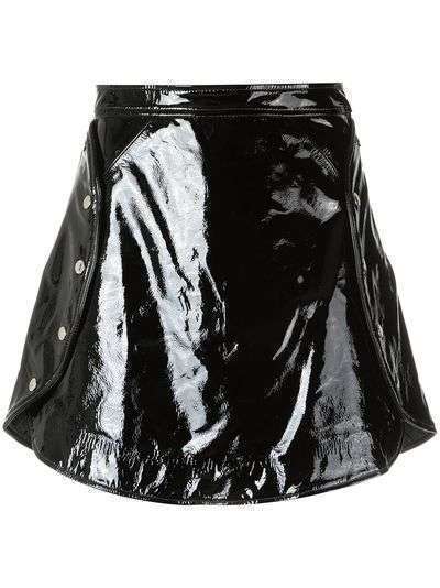 Olympiah patent leather skirt