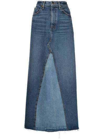 Khaite джинсовая юбка макси Magdalena