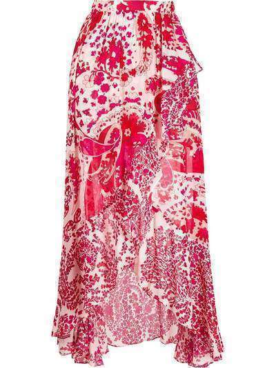 Twin-Set юбка с абстрактным цветочным принтом
