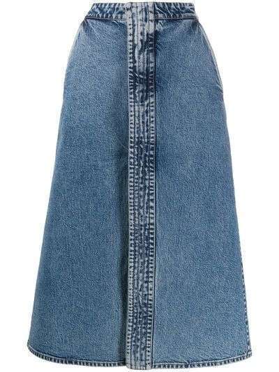 Stella McCartney джинсовая юбка с завышенной талией